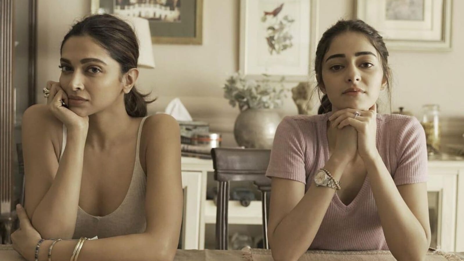 Blushing Ananya Panday says ‘I can’t say who’ as Deepika Padukone grills her about dating life. Watch