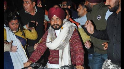 Channi, who entered the AAP stronghold Malwa region through Bhadaur as his second seat, claims that the move was aimed at for the development of the area that was ‘ignored by successive governments’ (PTI) Channi, who entered the AAP stronghold Malwa region through Bhadaur as his second seat, claims that the move was aimed at for the development of the area that was ‘ignored by successive governments’ (PTI)