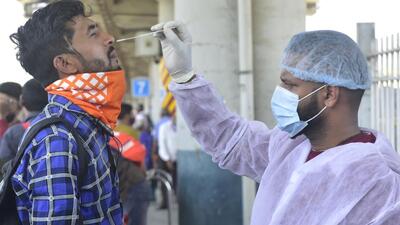 Maharashtra’s active case count has dropped to 36,447 on Monday. (Anshuman Poyrekar/HT PHOTO) Maharashtra’s active case count has dropped to 36,447 on Monday. (Anshuman Poyrekar/HT PHOTO)