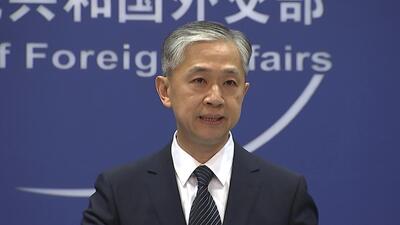 China's Foreign Ministry spokesperson Wang Wenbin speaks during the daily briefing in Beijing. (AP file photo) China's Foreign Ministry spokesperson Wang Wenbin speaks during the daily briefing in Beijing. (AP file photo)