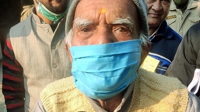 A 95-year-old man speaks to the media after casting his vote at a polling station during the Uttarakhand Assembly elections in Haridwar on February 14. (ANI) A 95-year-old man speaks to the media after casting his vote at a polling station during the Uttarakhand Assembly elections in Haridwar on February 14. (ANI)