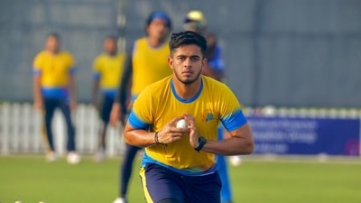 Leg-spinner Prashant Solanki (Prashant Solanki/Instagram ) Leg-spinner Prashant Solanki (Prashant Solanki/Instagram )