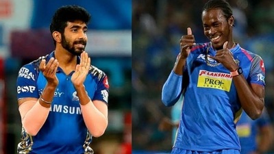 Jasprit Bumrah and Jofra Archer Jasprit Bumrah and Jofra Archer