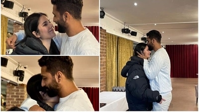 Katrina Kaif and Vicky Kaushal in new pictures. Katrina Kaif and Vicky Kaushal in new pictures.