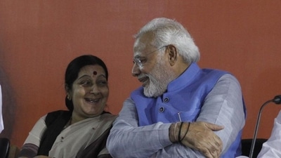 Sushma Swaraj and Narendra Modi (File Photo) Sushma Swaraj and Narendra Modi (File Photo)