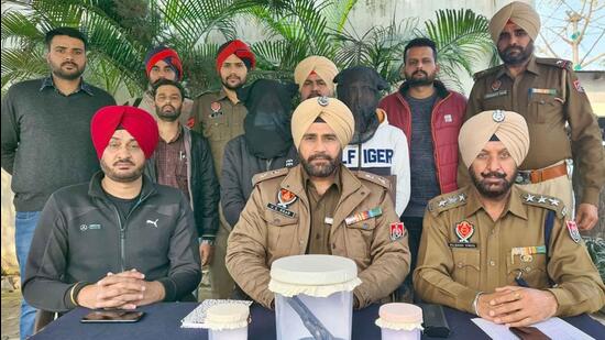 The primary accused, arrested for murder bid, identified as Kamaljeet Singh, 42, of Mohi village of Sudhar, is a truck driver; he shared a strained relationship with the victim and his wife. (Gurpreet Singh/HT)