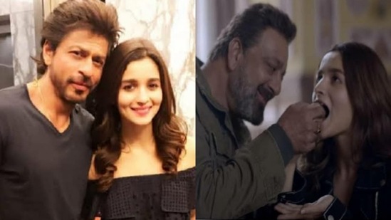 Alia Bhatt worked with Shah Rukh Khan in Dear Zindagi and with Sanjay Dutt in Sadak 2.