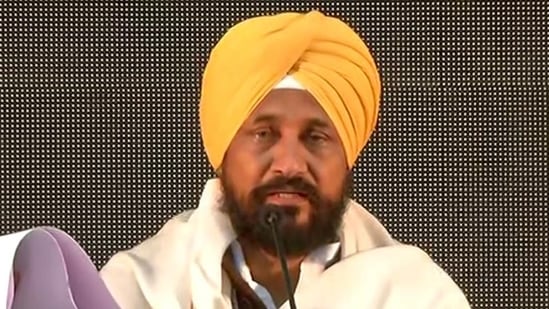 Punjab chief minister Charanjit Singh Channi claimed his chopper was not allowed to fly to Hoshiarpur due to PM Modi's visit to the state (ANI)