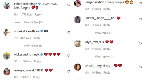 Comments on Neha Kakkar's post. Comments on Neha Kakkar's post.