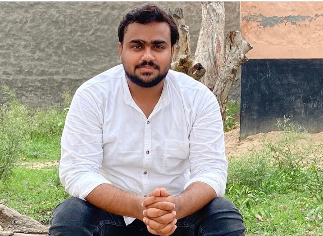 Shubham Choudhary, a final-year student of Sri Aurobindo College Shubham Choudhary, a final-year student of Sri Aurobindo College