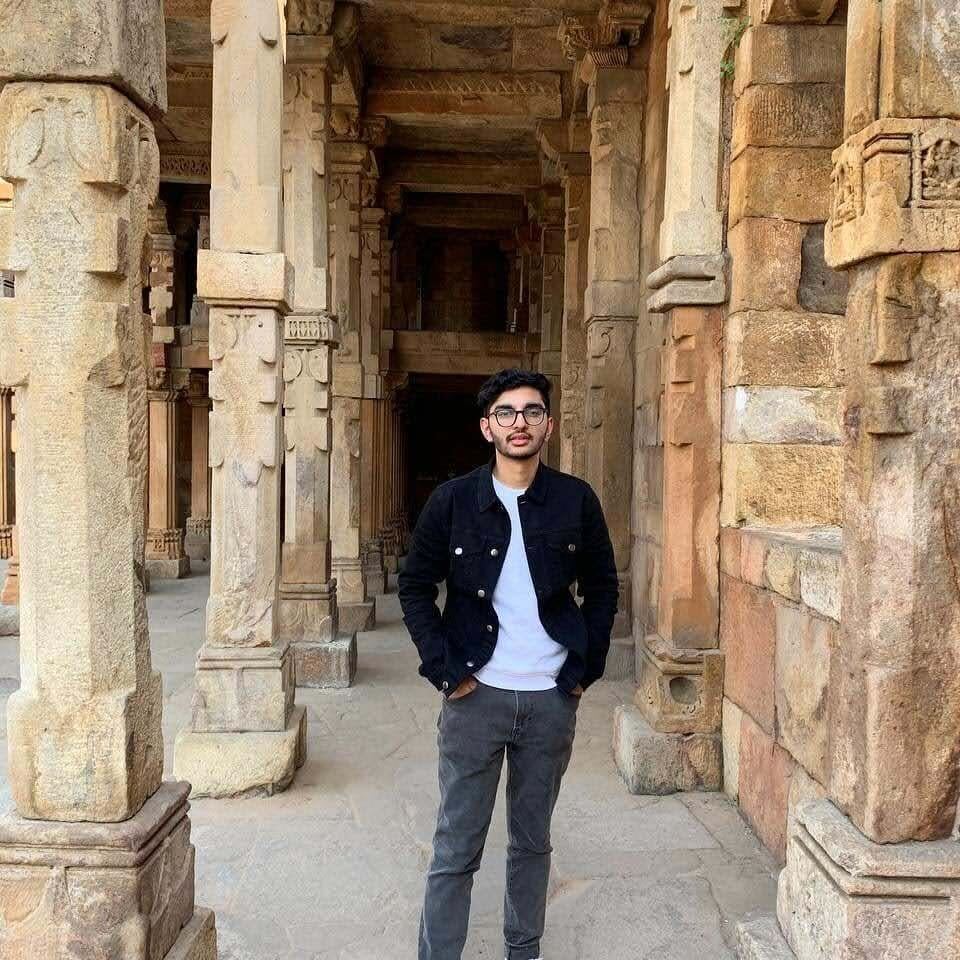 Priyanshu Surana, a second-year student of Atma Ram Sanatan Dharma College Priyanshu Surana, a second-year student of Atma Ram Sanatan Dharma College