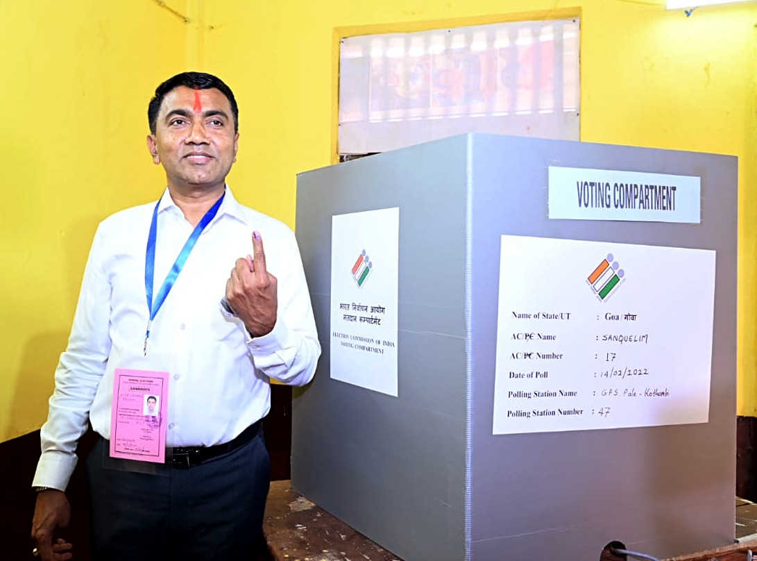 Goa chief minister Pramod Sawant. (ANI file photo)