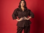 Bhumi Pednekar slays monotone dressing in <span class='webrupee'>₹</span>34k chocolate brown co-ord set Bhumi Pednekar slays monotone dressing in <span class='webrupee'>₹</span>34k chocolate brown co-ord set 