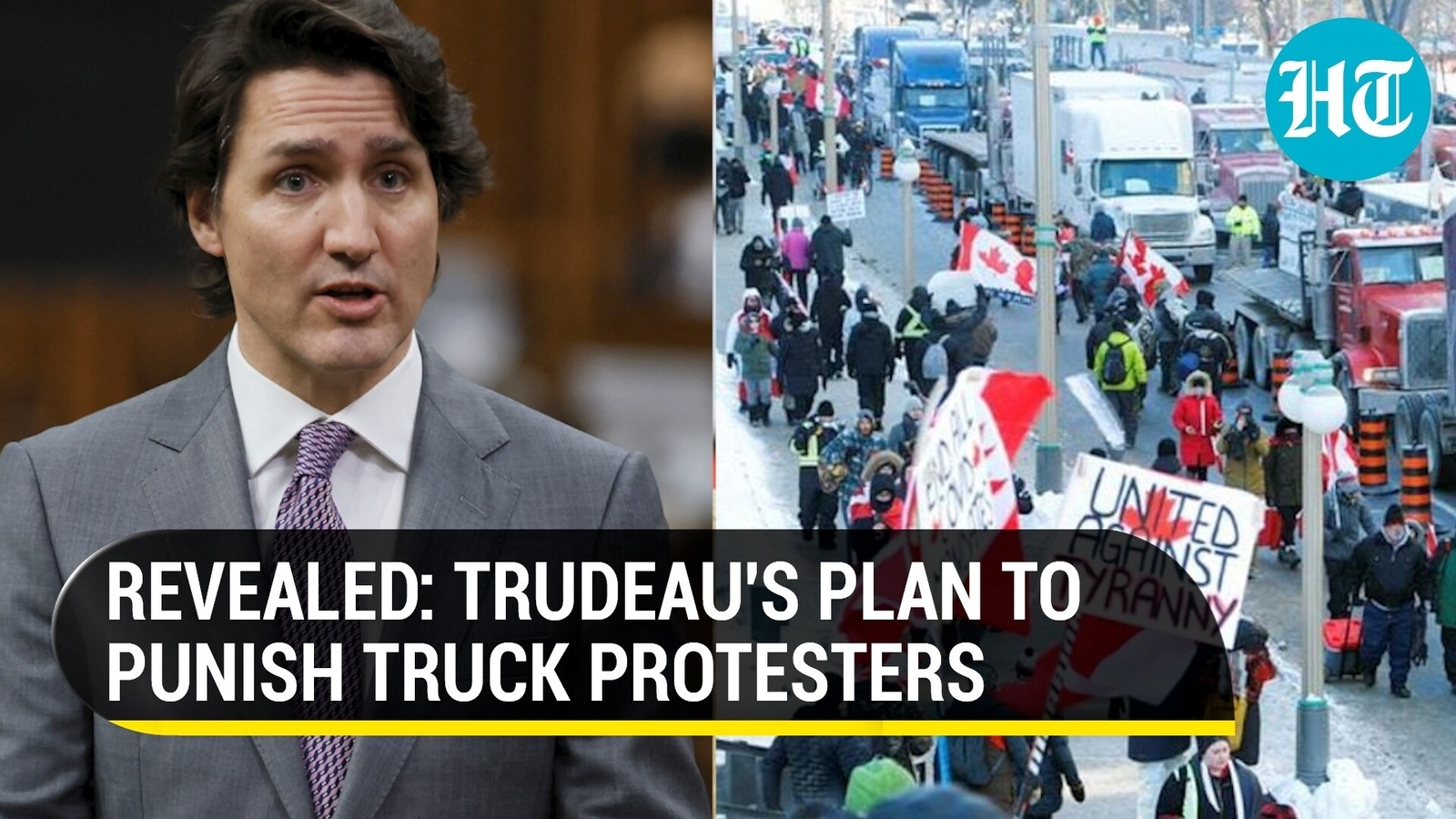 Justin Trudeau Invokes Emergency Powers To Crush Truckers' Stir In ...