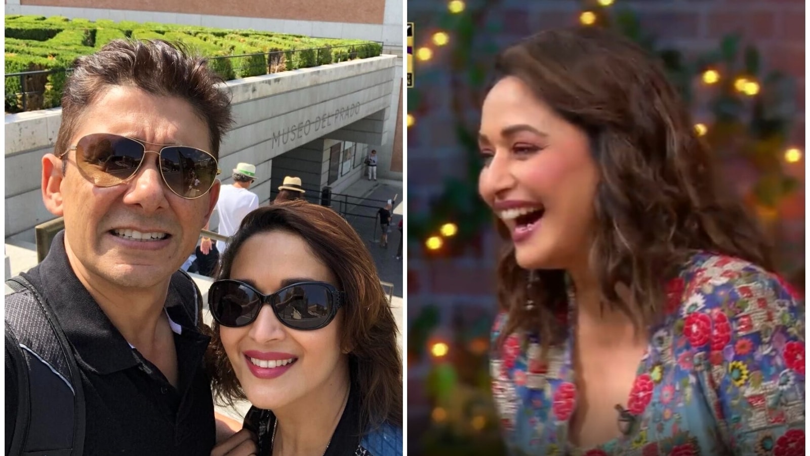 Madhuri Dixit laughs as Kapil Sharma jokes about her husband Dr Shriram Nene’s reaction to holding her hand. Watch