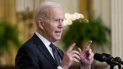 “To the citizens of Russia: you are not our enemy, and I don’t believe you want a bloody, destructive war against Ukraine,” US President Joe Biden said. (Bloomberg)