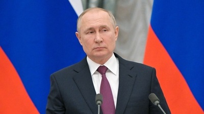 Russian President Vladimir Putin said he would push the West for “guarantees” and to agree that Ukraine would never be allowed to be part of NATO. (Reuters)