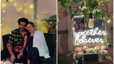 Arjun Kapoor and Malaika Arora celebrated Valentine’s Day with a romantic dinner date. Arjun Kapoor and Malaika Arora celebrated Valentine’s Day with a romantic dinner date.