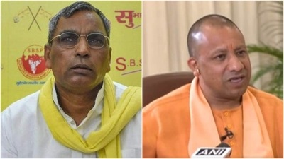 Omprakash Rajbhar said that he was attacked at the behest of Uttar Pradesh chief minister Yogi Adityanath during the filing of nomination papers of the party candidate Arvind Rajbhar from Varanasi's Shivpur constituency.