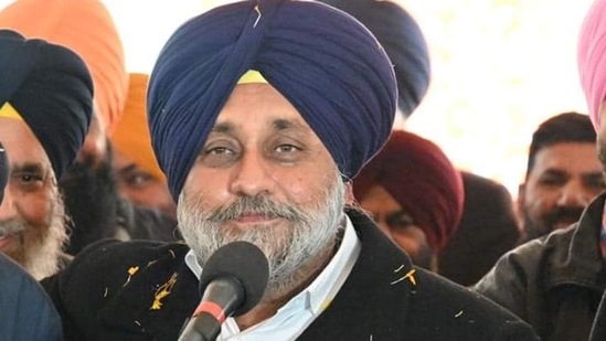 Shiromani Akali Dal (SAD) president Sukhbir Singh Badal.