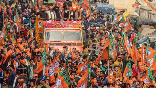 Haridwar: Uttarakhand BJP president Madan Kaushik, the four-time MLA from Haridwar district and the target of BJP candidate Sanjay Gupta’s attacks, has not responded to the charge. (PTI)