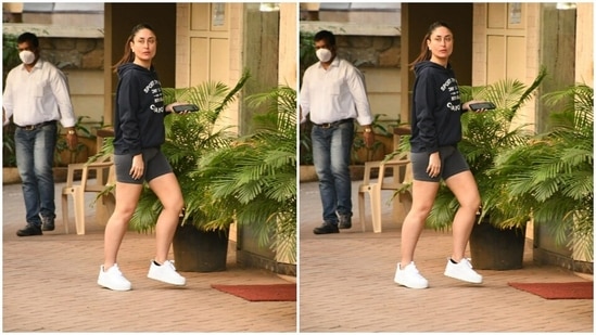 Kareena Kapoor was photographed in Bandra as she set major casual fashion goals for us.(HT Photos/Varinder Chawla)