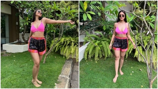 Mrunal Thakur is currently chilling like a villain in Sri Lanka. The actor recently took off for a trip in the island country and since then her Instagram profile is replete with pictures and videos of her ventures in the travel destination. From making goofy Instagram reels with her girl gang to posing by the greenery for stunning pictures, Mrunal is doing it all.(Instagram/@mrunalthakur)