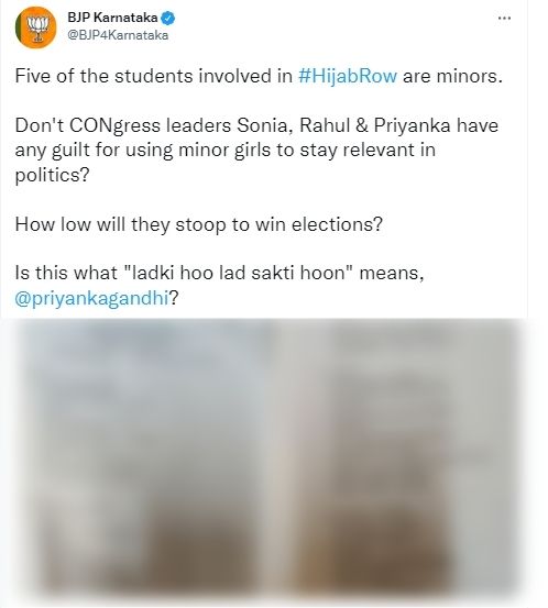 Karnataka Hijab row: BJP tweets personal details of petitioners, Sena MP lashes out | Latest News India - Hindustan Times