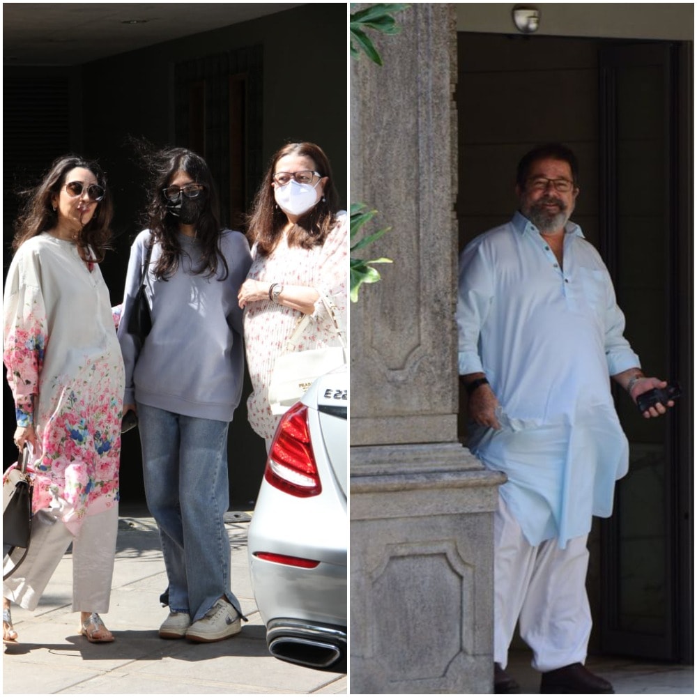 Karisma, Samaira, Babita and Kunal Kapoor.