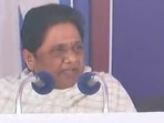 BSP chief Mayawati addressing a rally in Lucknow.(ANI) BSP chief Mayawati addressing a rally in Lucknow.(ANI)