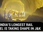 HOW INDIA'S LONGEST RAIL TUNNEL IS TAKING SHAPE IN J&K