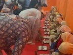 Guru Ravidas Jayanti: Priyanka Gandhi Vadra and Rahul Gandhi take part in a ‘langar' in UP.&nbsp;