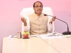Madhya Pradesh chief minister Shivraj Singh Chouhan addresses virtual Ravidas Jayanti event in Bhopal(Twitter/CMO Madhya Pradesh)