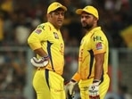 File photo of MS Dhoni and Suresh Raina