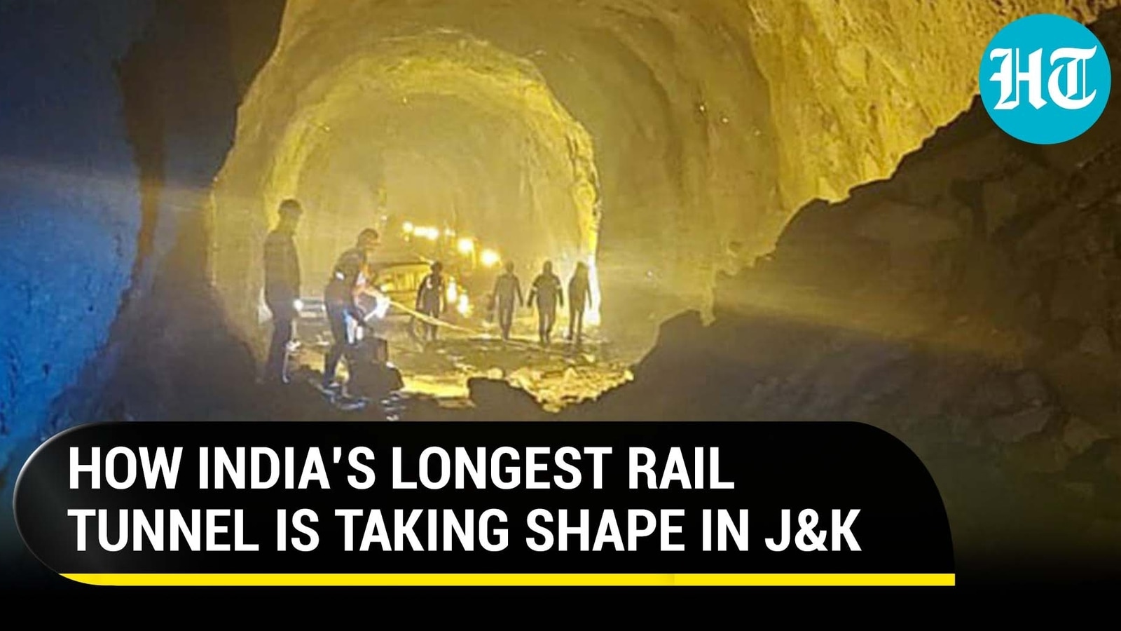 India’s longest rail tunnel in Kashmir connected;Major breakthrough for