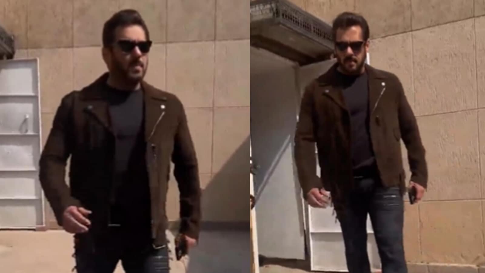 Salman Khan shares a video as he takes an 'iconic walk' while shooting for  Tiger 3