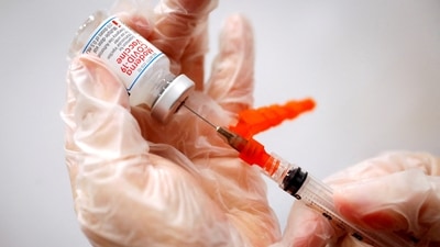 Moderna's vaccines use mRNA technology to provoke an immune response. (Reuters)