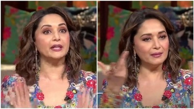 Madhuri Dixit on The Kapil Sharma Show. Madhuri Dixit on The Kapil Sharma Show.