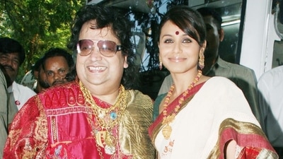 Rani Mukerji paid tribute to Bappi Lahiri. Rani Mukerji paid tribute to Bappi Lahiri.