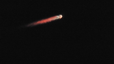 A SpaceX Falcon 9 rocket launched from NASA's Kennedy Space Center in Florida. Image for representation. (Twitter @BillLundell1/via REUTERS)