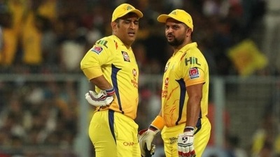 File photo of MS Dhoni and Suresh Raina (BCCI)