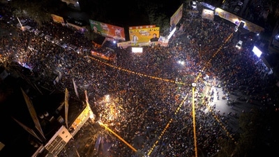 Unlike the outright Hindu-Muslim polarisation that drove BJP’s support in Phase 1 ACs in 2017, the party relied on the popularity of PM Modi to mollify tensions between various caste groups and paper over local rivalries in Phase 2 ACs. (PTI) Unlike the outright Hindu-Muslim polarisation that drove BJP’s support in Phase 1 ACs in 2017, the party relied on the popularity of PM Modi to mollify tensions between various caste groups and paper over local rivalries in Phase 2 ACs. (PTI)