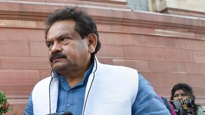 UP election: BJP candidate New Delhi: Minister of state for law and justice SP Singh Baghel accused SP goons of carrying out the attack on his car. (PTI)