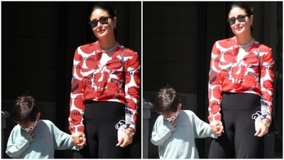 Loved Kareena Kapoor's red printed shirt for attending Randhir Kapoor's birthday with Taimur? It costs ₹35k Loved Kareena Kapoor's red printed shirt for attending Randhir Kapoor's birthday with Taimur? It costs ₹35k