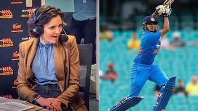 Isabelle Westbury (L) and Vanitha VR engaged in a war of words.&nbsp; (Twitter/Getty)