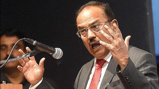 National Security Adviser (NSA) Ajit Doval. (HT Photo/File)