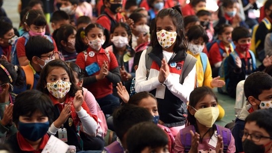 The schools will be reopened keeping in place all the COVID protocols.(HT Photo/Samir Jana)