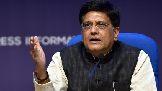 Union commerce minister Piyush Goyal said that the attack on BJP's Karhal candidate Sp Singh Baghel's convoy showed the “reality” of Samajwadi Party once again.(Sanjeev Verma/HT PHOTO)