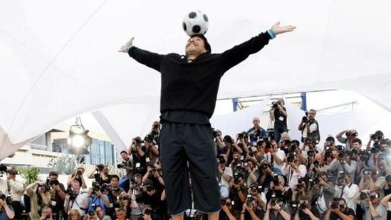 Former football star Diego Maradona(REUTERS)