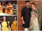 Several celebs attended Farhan Akhtar and Shibani Dandekar's mehendi ceremony.